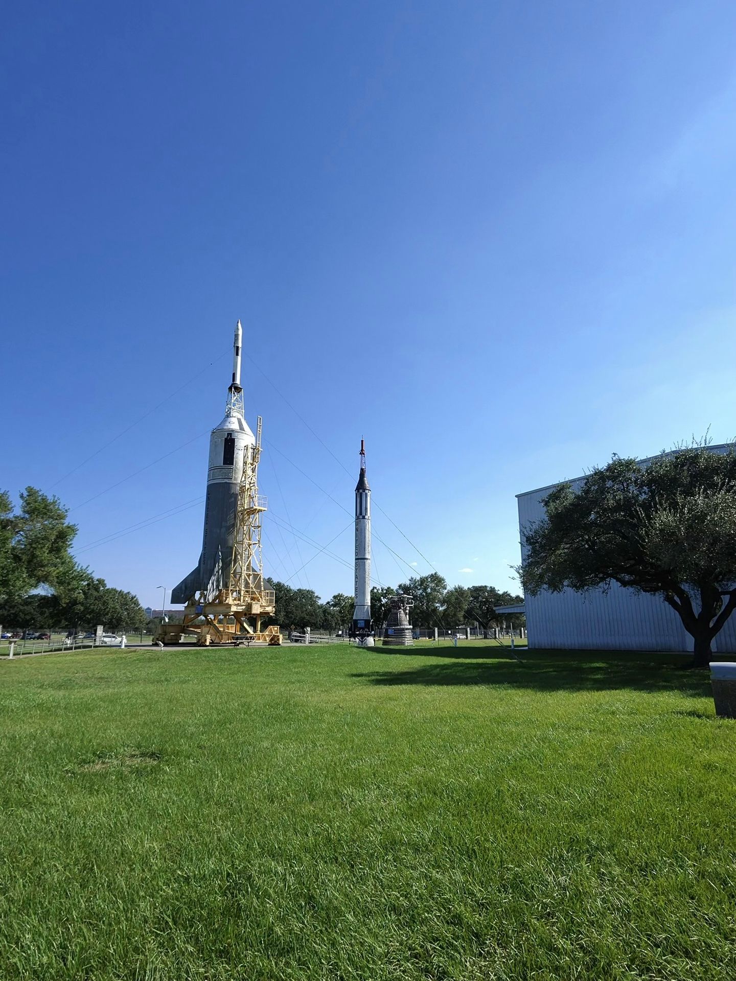 Rocket Park do Johnson Space Center, em Houston