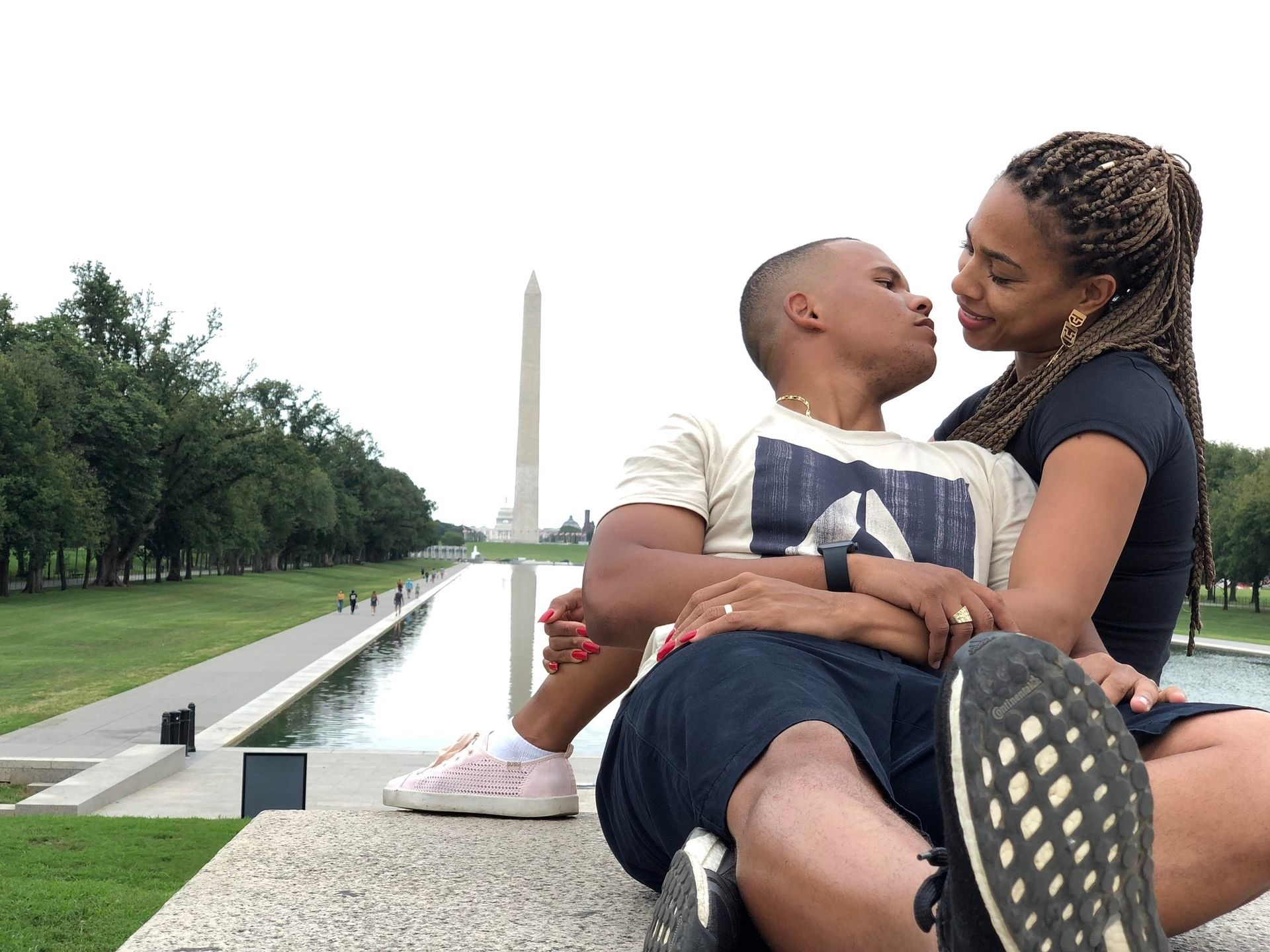 Nós no National Mall