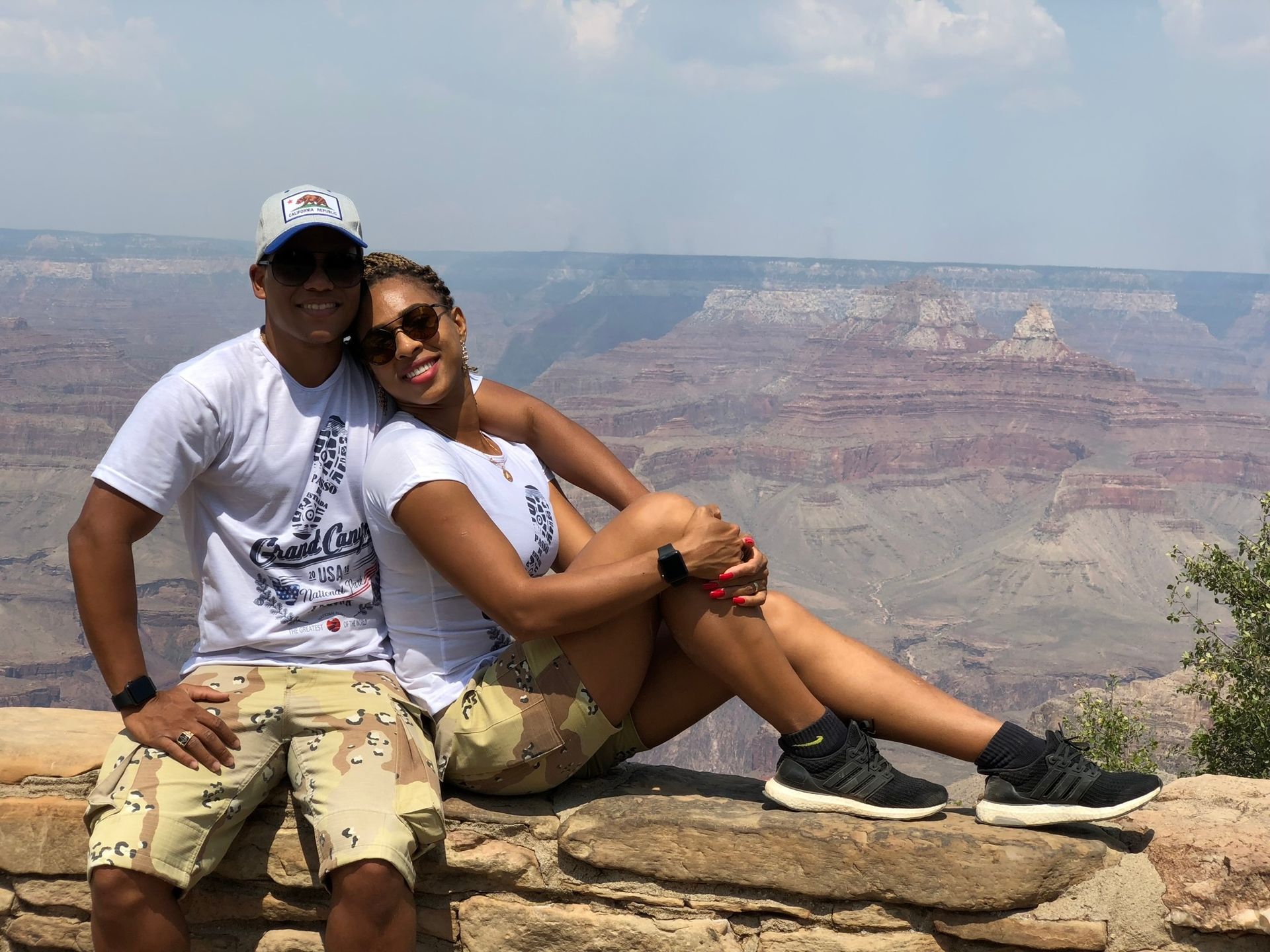 Na borda do Grand Canyon