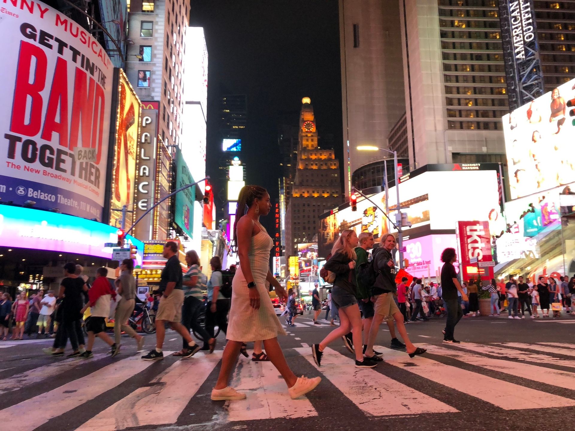 Times Square à noite