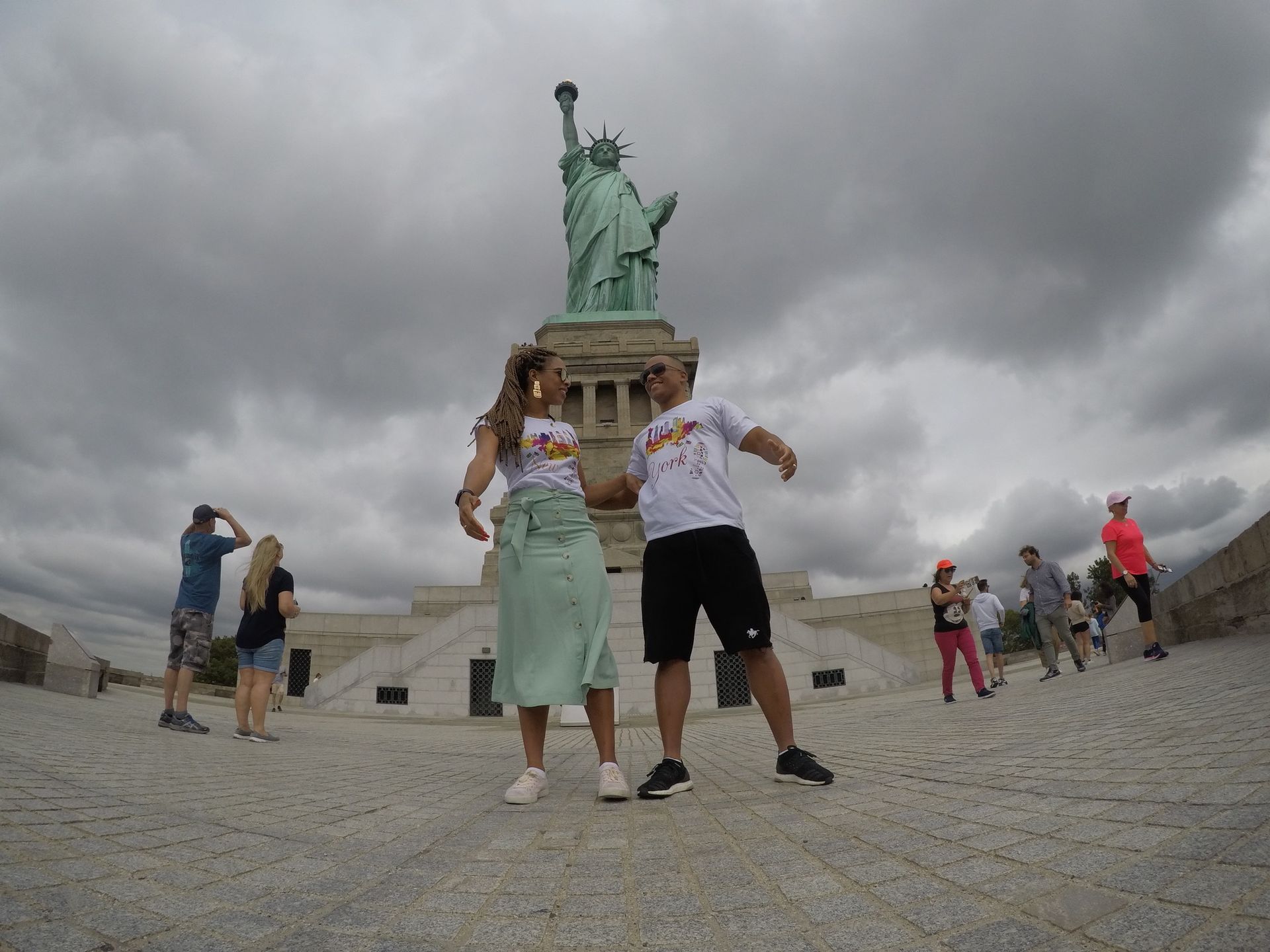 Nós na Estátua da Liberdade