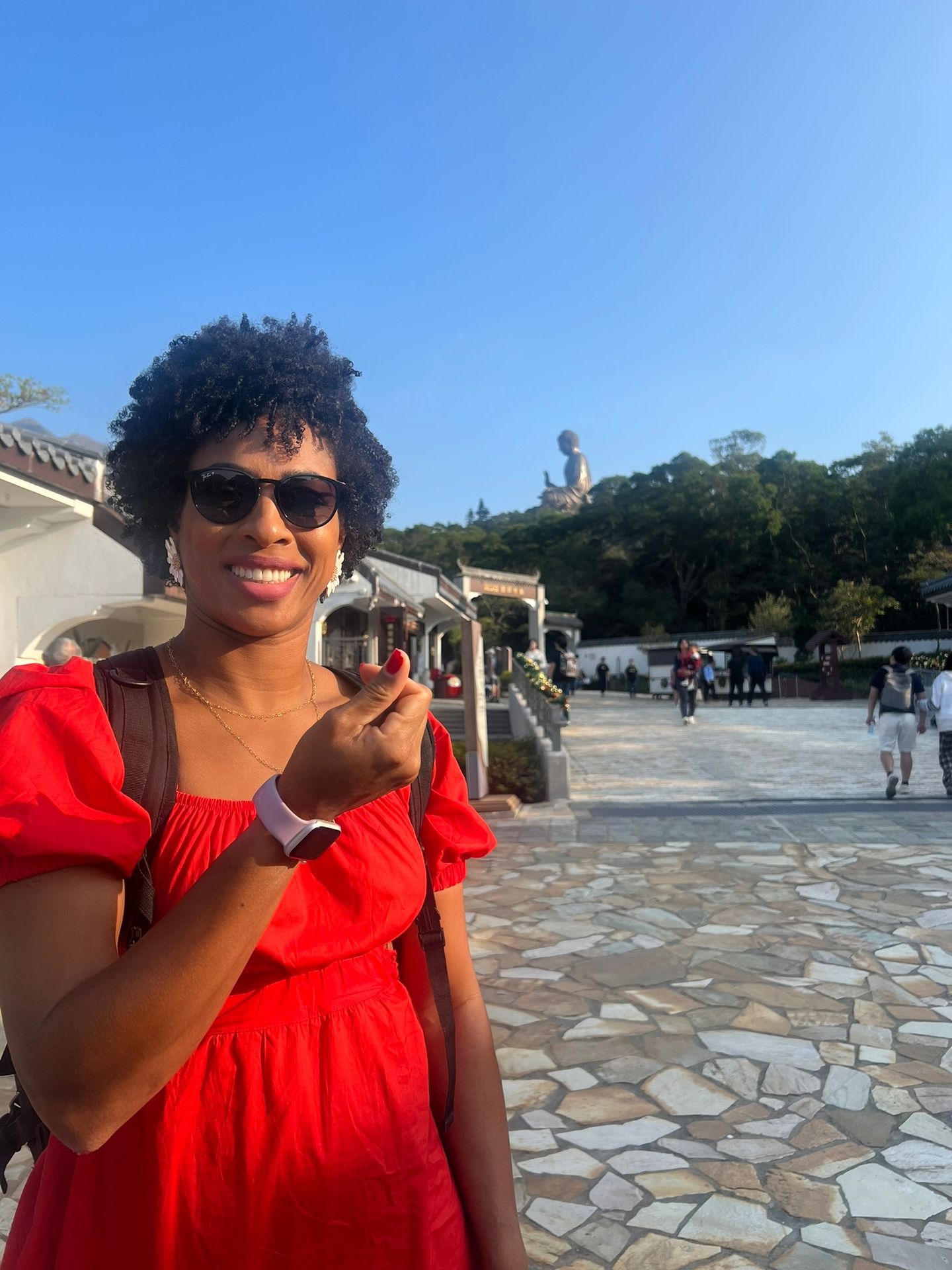 Visita a Ngong Ping, com o Grande Buda ao fundo