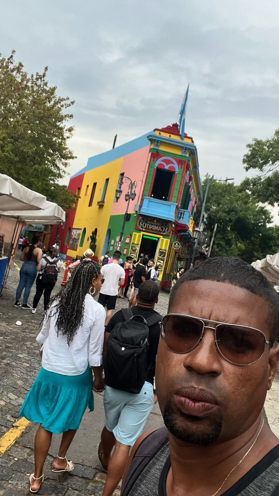 Casas coloridas do Caminito, em La Boca