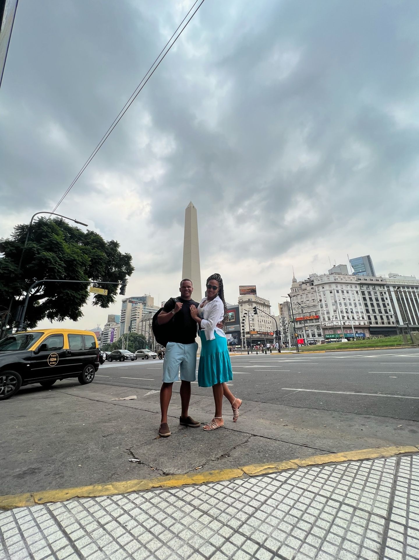 Obelisco de Buenos Aires, na Avenida 9 de Julho