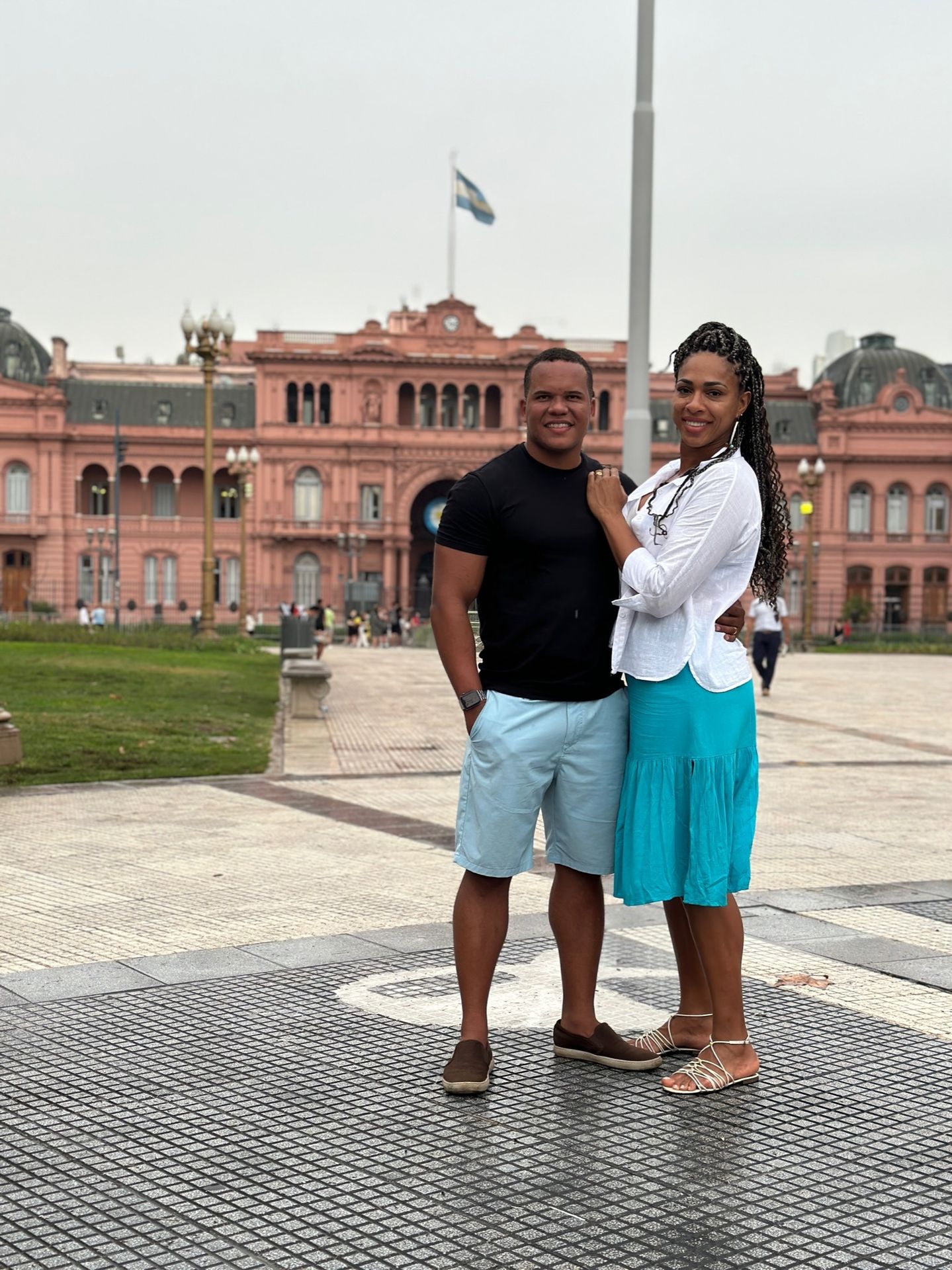 Casa Rosada vista da Praça de Maio
