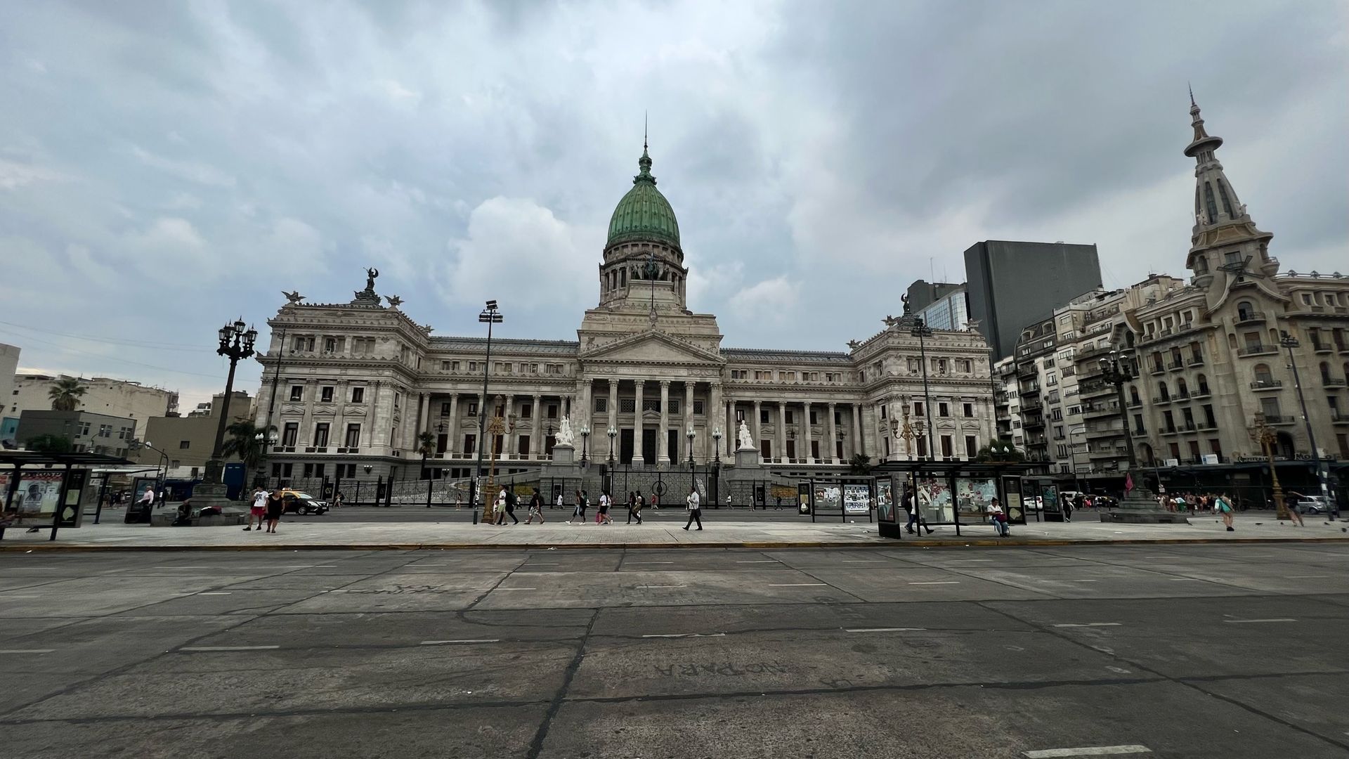 Congresso Nacional da Argentina, na Plaza del Congreso